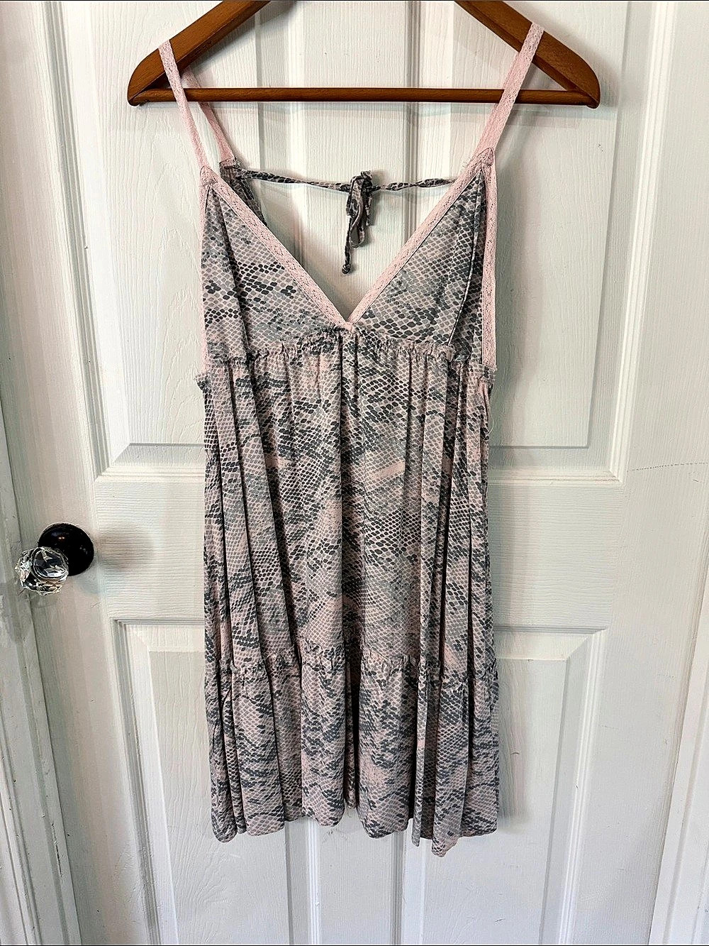 Ocean Drive Snake Print Mini Dress Size Medium NWT